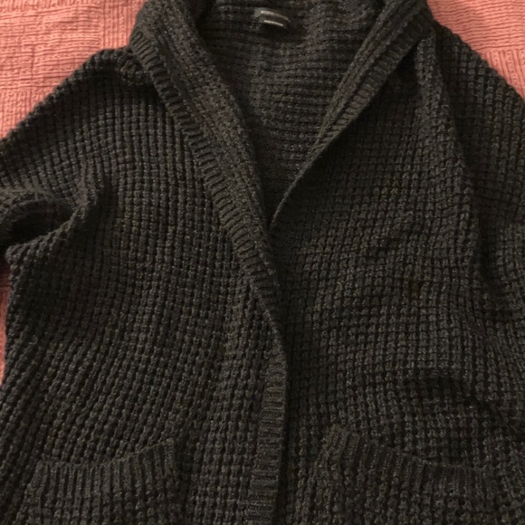 BCBG Max Azria size large flattering oversized open sweater women’s - Picture 3 of 16